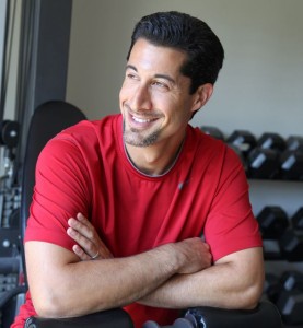 Eric in fitness studio