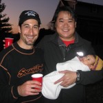 Eric and Bryan w/ baby Kevin