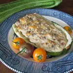 Zuccanoes (or, Stuffed Zucchini)