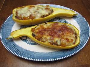 Stuffed Crookneck Yellow Squash